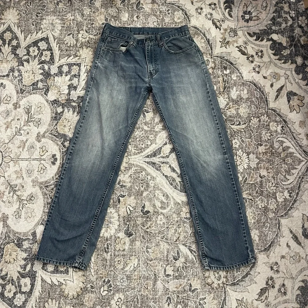 Levi's 505 Straight Fit Jeans Men's 31x30 Blue Medium Wash Denim Cotton